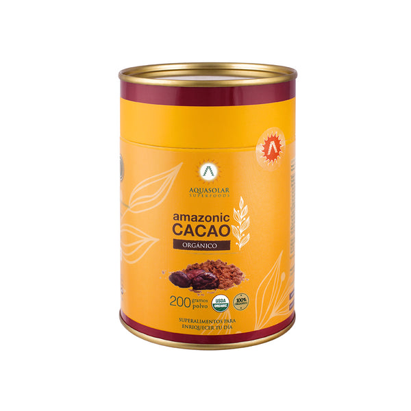 Amazonic Cacao 100% Organico Aquasolar 200 grs.