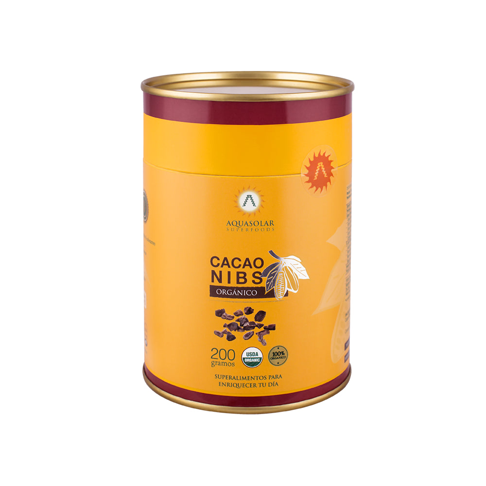 Cacao Nibs 100 Orgánico Aquasolar EcotiendaNatural.cl