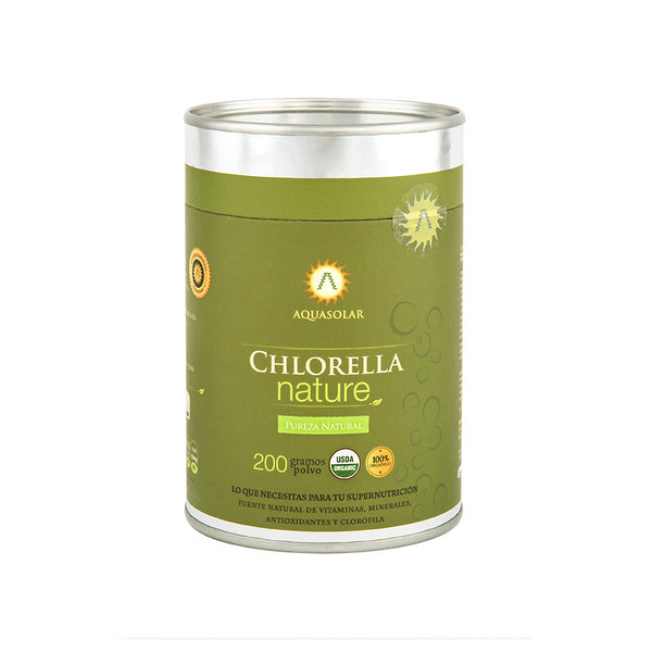 Chlorella Nature 100% Organico 200 grs. Aquasolar