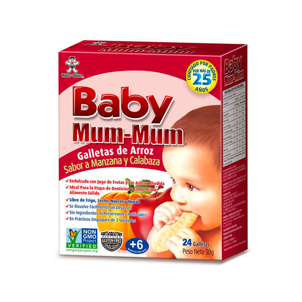 Galletas para Bebes Manzana Zapallo BabyMum-Mum
