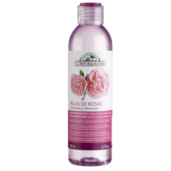 Tonico Agua de Rosas 200 ml Corpore Sano