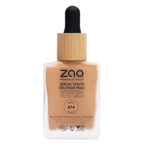 Base Second Skin Tinted Serum Medium 874 ZAO