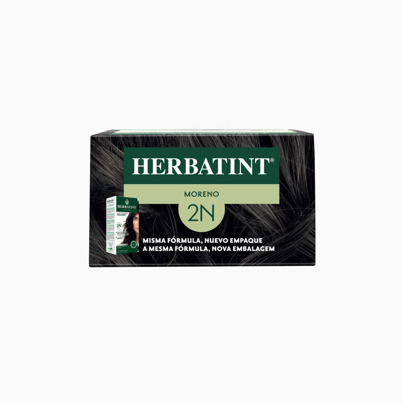 Tintura Permanente Natural 2N Moreno Herbatint