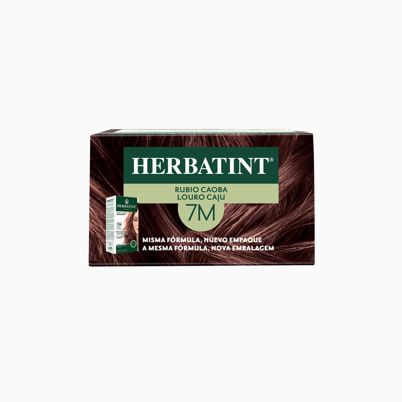 Tintura Permanente Natural 7M Rubio Caoba Herbatint