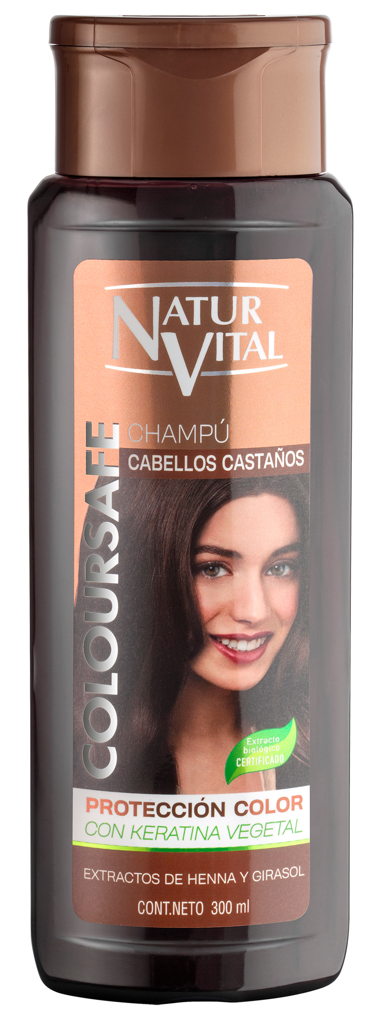 Shampoo Coloursafe Castaños Natur Vital