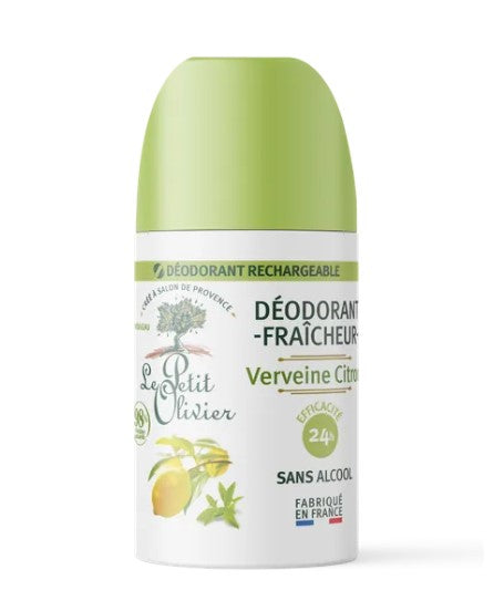 Desodorante Roll On Verbena Limon Recargable 50 ml Le Petit Olivier