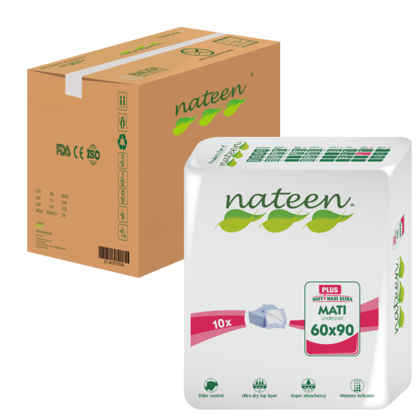 Caja 8 Bolsas Sabanilla Nateen 60×90 10 Unidades