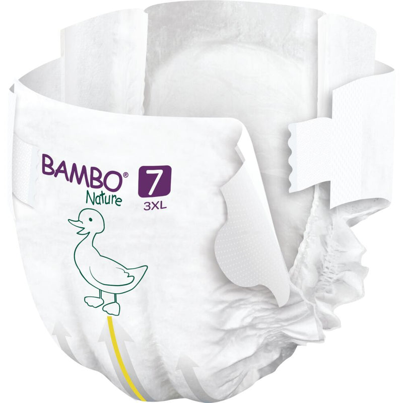 Caja Pañal Eco Friendly Talla 7 - 3XL Paquete Alto Bambo Nature 120 unidades