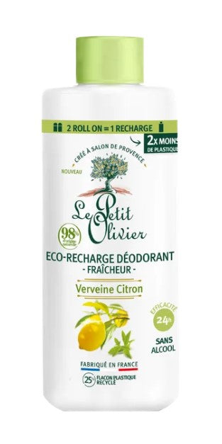 Eco Recarga Desodorante Roll On Verbena Limon 100 ml Le Petit Olivier