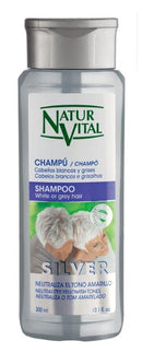 Shampoo Silver Cabellos Grises y Blancos Natur Vital