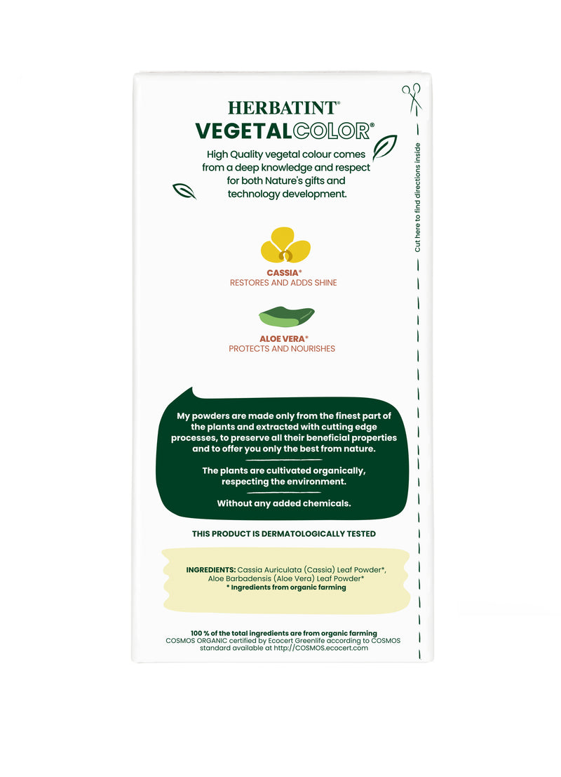 Coloracion Vegetal Neutral Cassia Power Henna 100% Organica 100 grs Herbatint