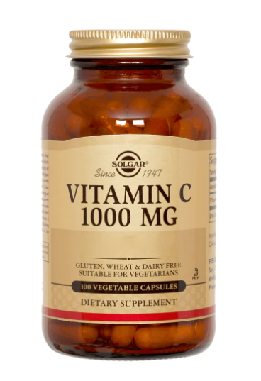Vitamina C 1000 mg 100 caps SOLGAR