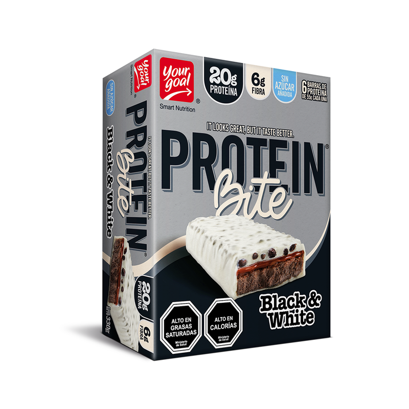 Protein Bite Black & White 6 Unidades Your Goal