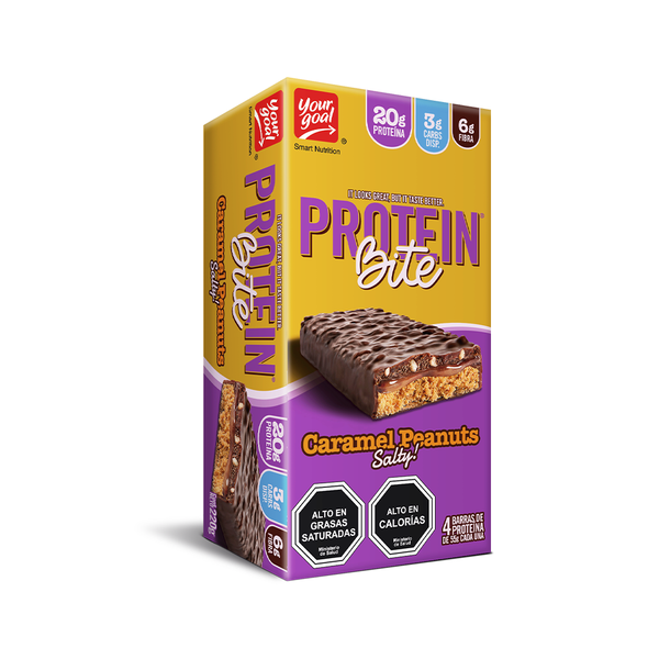 Protein Bite Peanut Caramel 4 Unidades Your Goal