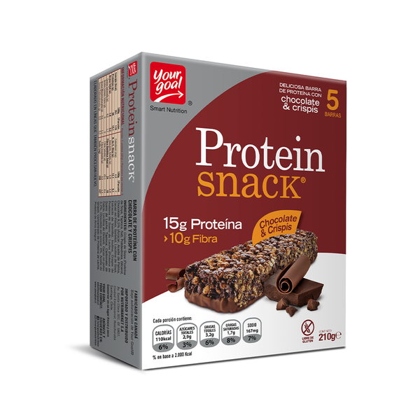 Protein Snack Chocolate & Crispis 5 Unidades Your Goal