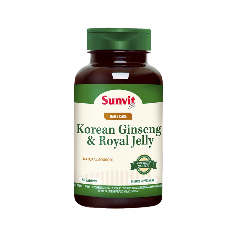 Korean Ginseng and Royal Jelly 60 caps SUNVIT
