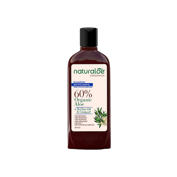 Shampoo Anticaspa con Aloe & Aceite de Tea Tree 350 ml NaturAloe