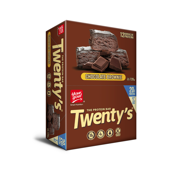Twenty´S Chocolate Brownie 12 Unidades Your Goal