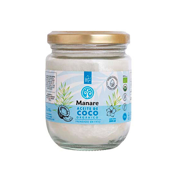 Aceite de Coco Organico 200 ml Manare