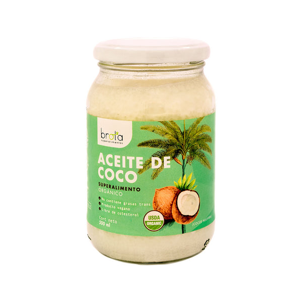 Aceite de Coco Organico 500 ml Brota