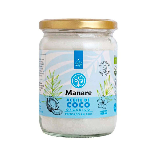 Aceite de Coco Organico 500 ml Manare