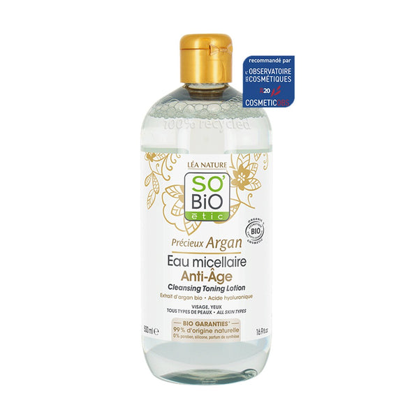 Agua Micelar Anti Age Aceite de Argan 500 ml So Bio Etic