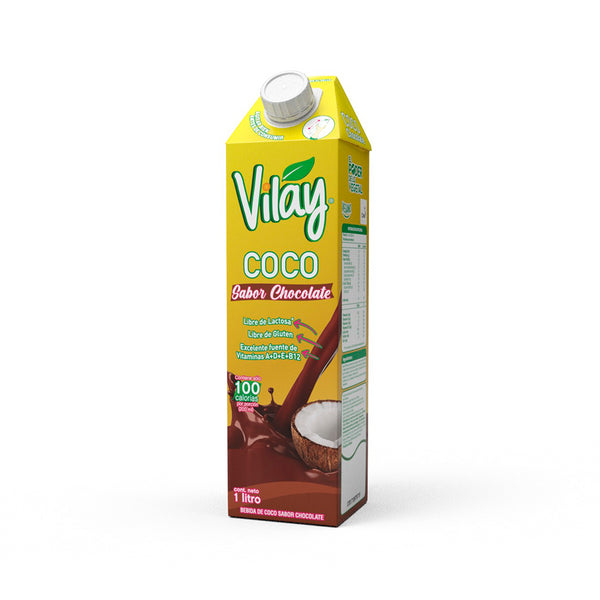 Alimento de Coco Chocolate 1Lt. VILAY