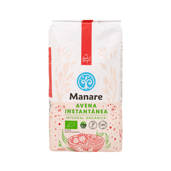 Avena Integral Instantanea Organica 1 Kg Manare