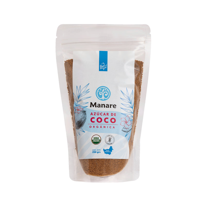 Azúcar de coco Orgánica Manare 250g