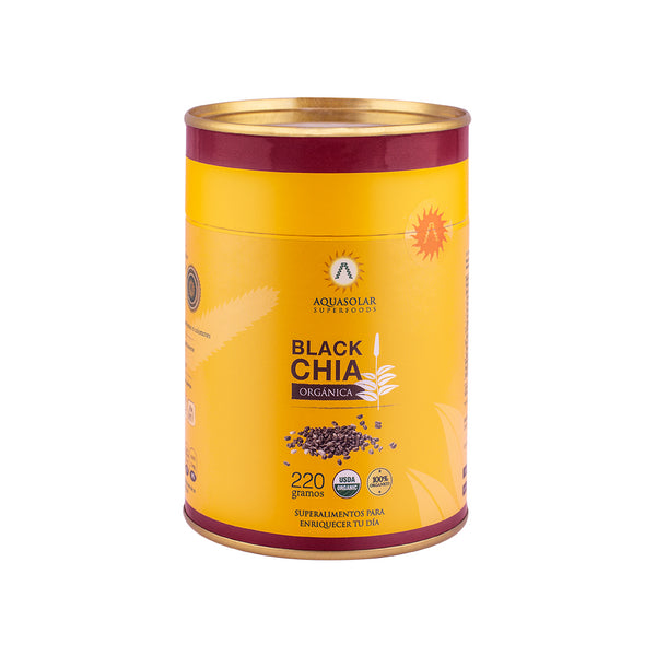 Black Chia 100% Organico 220 grs. Aquasolar