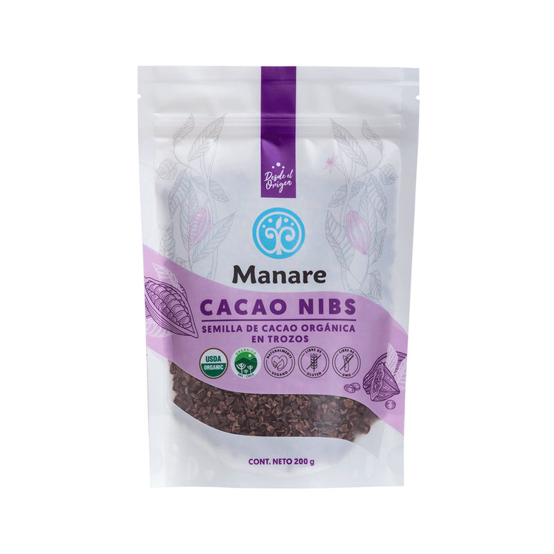 Cacao Nibs Organico Manare