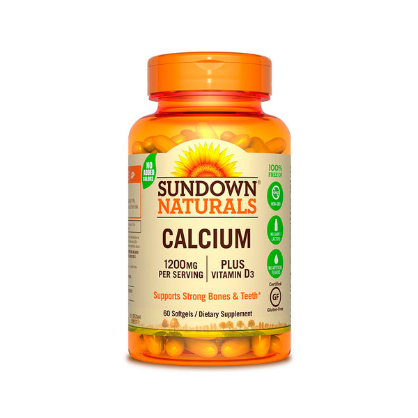 Calcio 1200 mg Plus D 60 softgels SUNDOWN