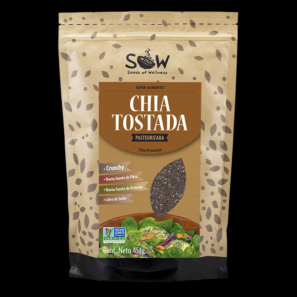 Chia Tostada 454 grs Sow