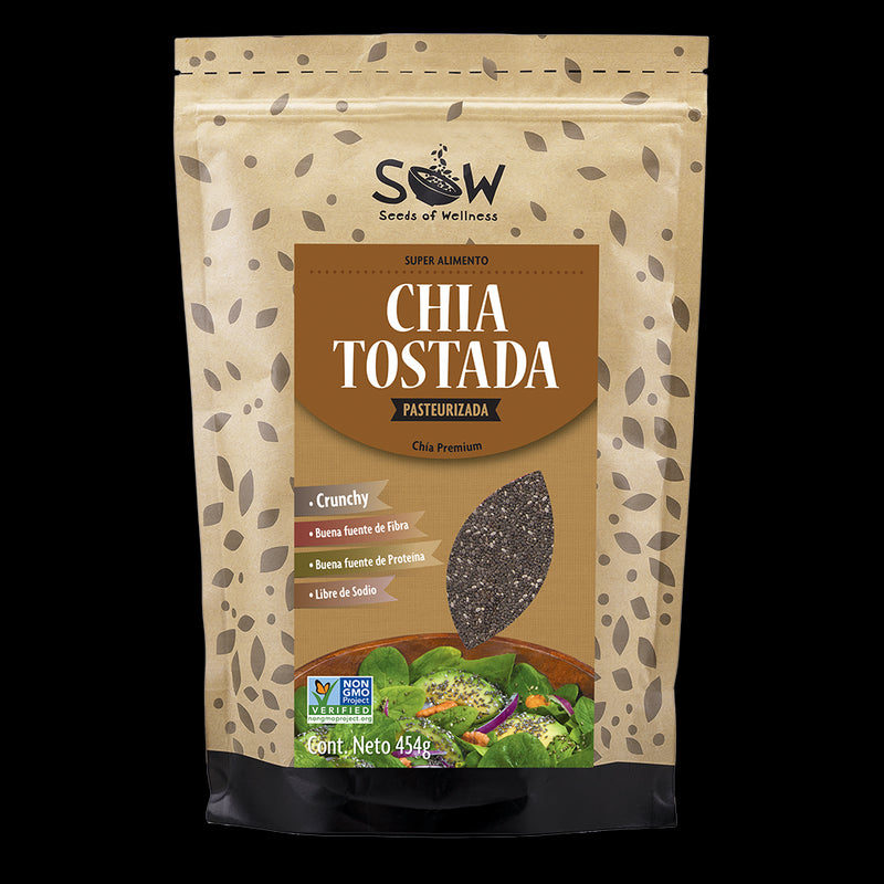 Chia Tostada 454 grs Sow