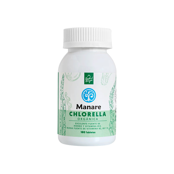 Chlorella Organica 180 Tabletas Manare