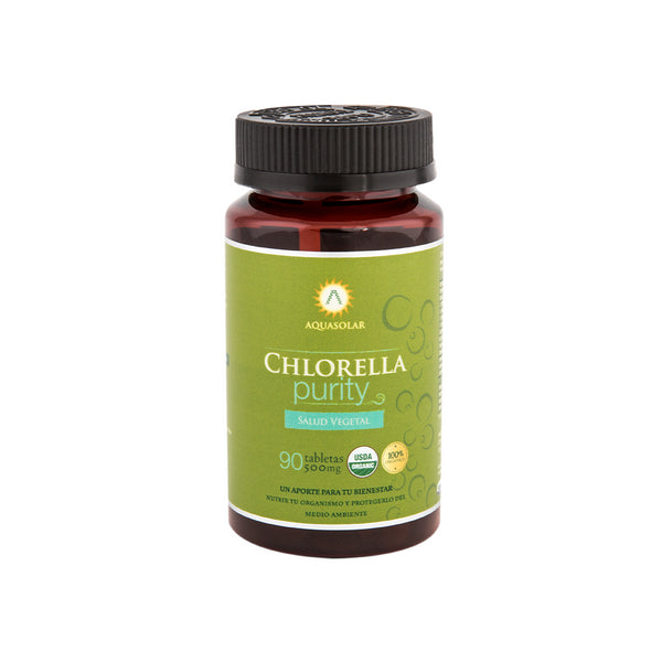 Chlorella Purity 100% Orgánico 90 Tabs Aquasolar