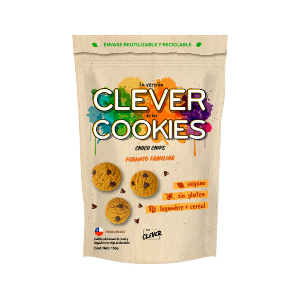 Cookies Choco Chip Familiar 150 grs Eat Clever