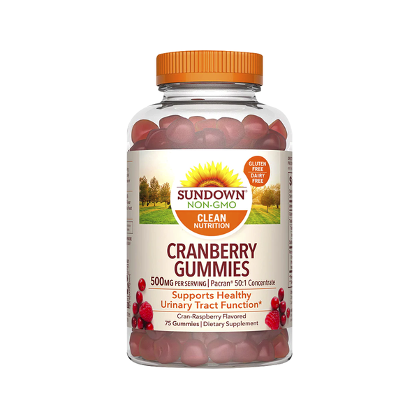 Cranberry Gummies 500 mg 75 unidades SUNDOWN