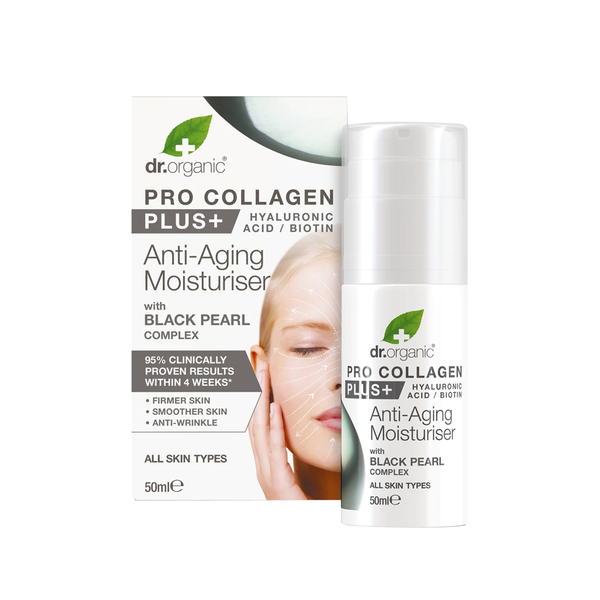 Crema Antiedad Pro Collagen Plus Black Pearl 50 ml Doctor Organic