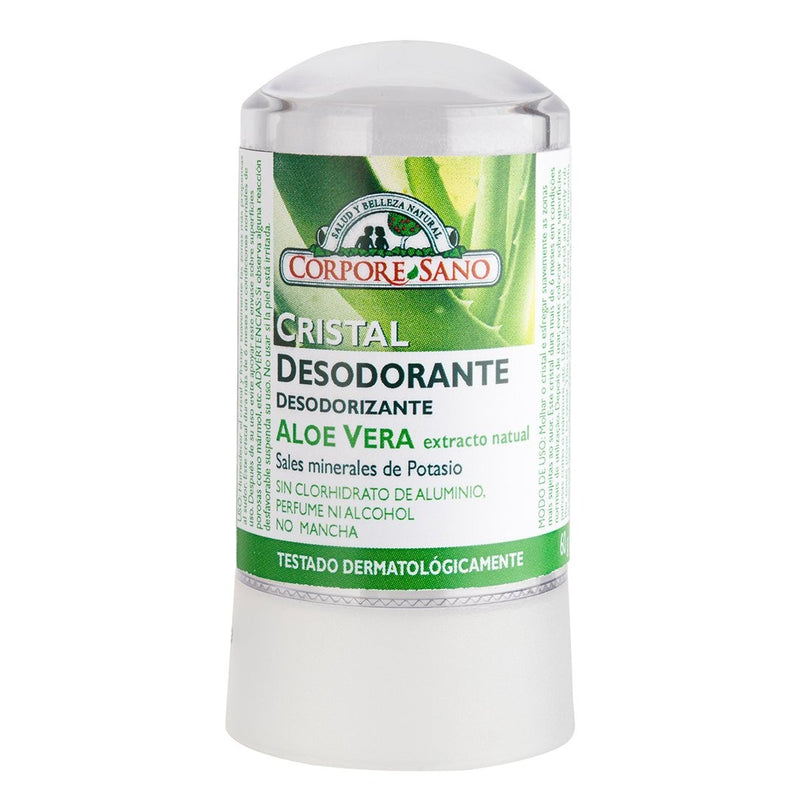 Desodorante Cristal Potassium Aloe Vera Corpore Sano