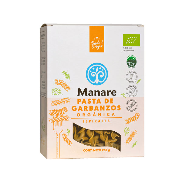 Espirales de Garbanzo 250 grs Manare