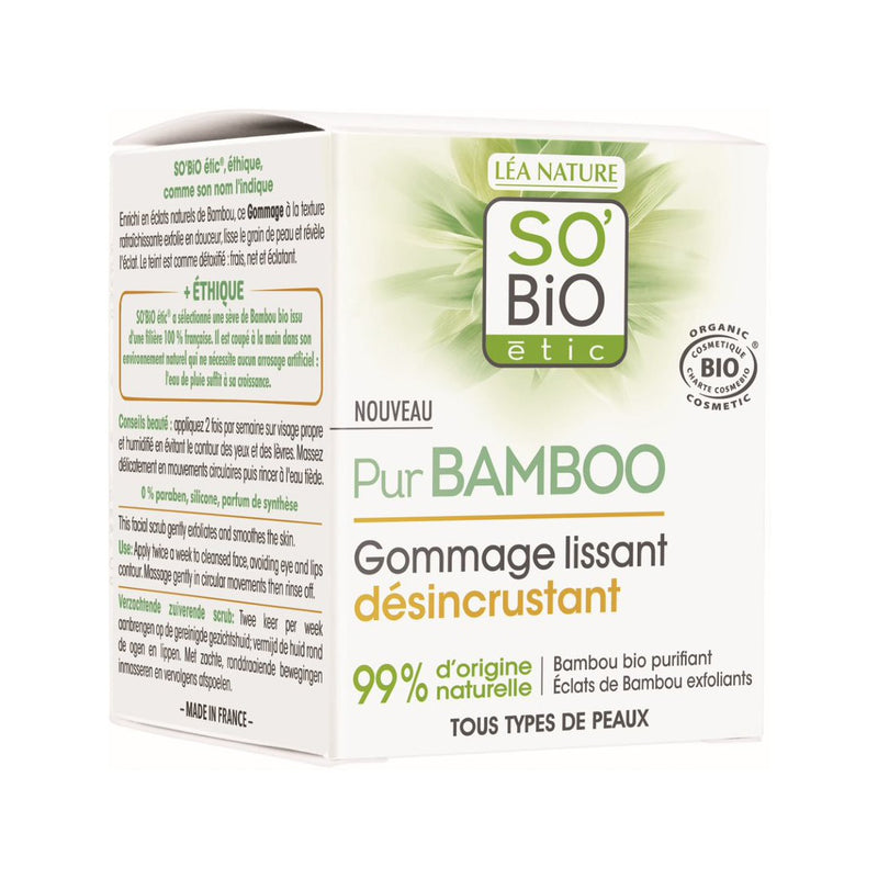 Exfoliante Facial Suave Linea Bamboo 50 ml So Bio Etic