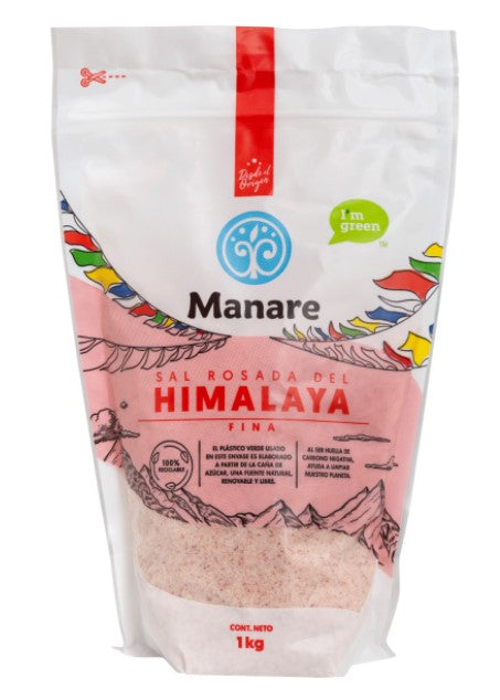 Sal Rosada Del Himalaya Fina Manare 1Kg