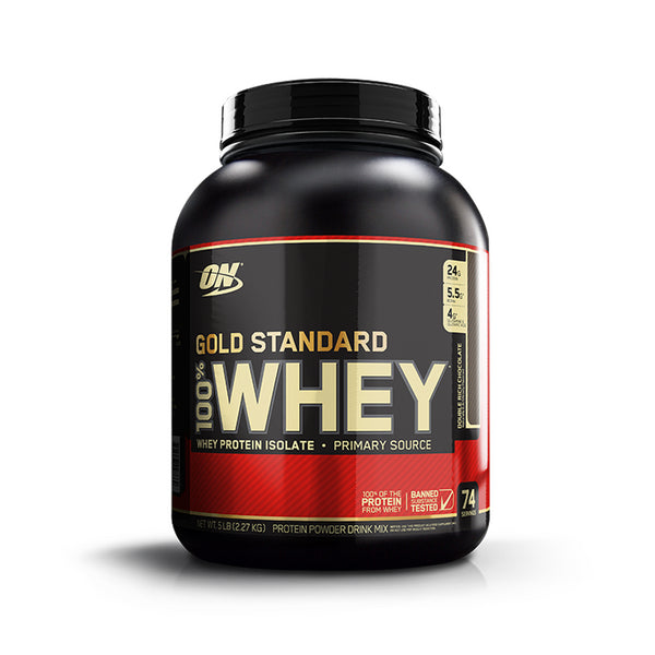 Gold Standard 100% Whey Protein Chocolate 5 Lb ON