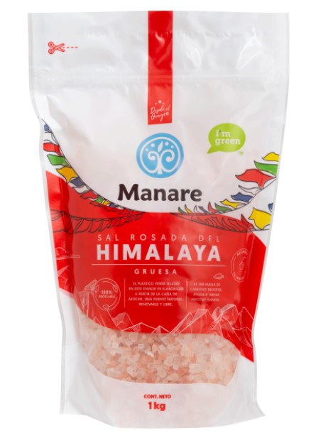 Sal Rosada Del Himalaya Gruesa Manare 1Kg