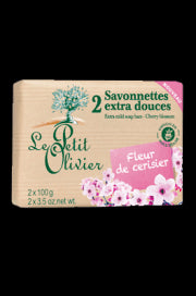 Jabones Extra Suaves Flor de Cerezo 2x100 grs Le Petit Olivier