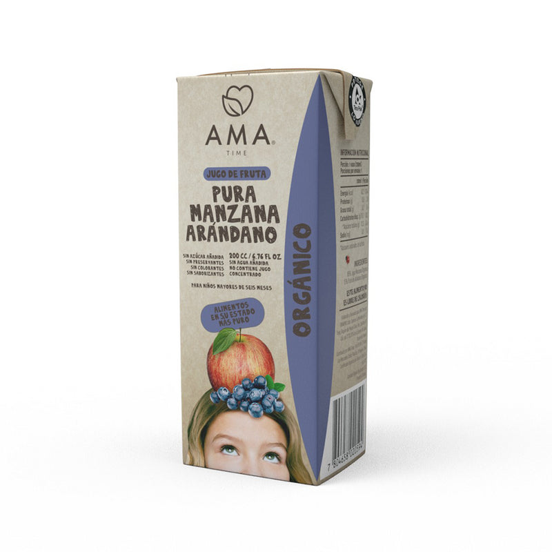 Jugo Manzana Arandano 200 cc AMA TIME