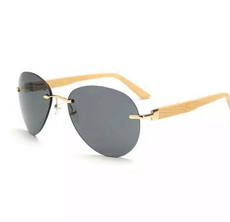 Lentes Bamboo Aviador al Aire Negro