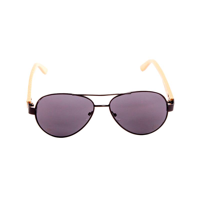Lentes Bamboo Aviador Negro