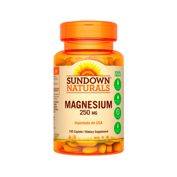 Magnesio 250 mg 100 tabletas SUNDOWN
